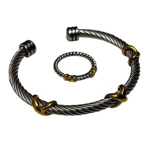 Jewelry Set - Ring, Size 7 & Cuff Bracelet